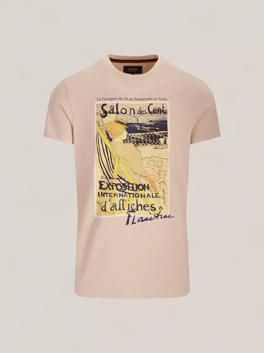 Bytom BEŻOWY T-SHIRT LAUTREC Discount