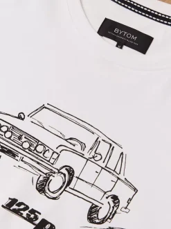 Bytom BIAŁY T-SHIRT DUŻY FIAT Discount