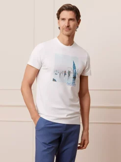 Bytom BIAŁY T-SHIRT POINTYLIZM1 New