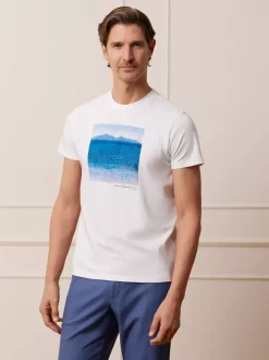 Bytom BIAŁY T-SHIRT POINTYLIZM2 Discount