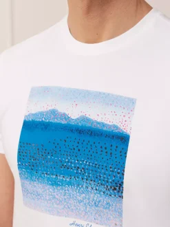 Bytom BIAŁY T-SHIRT POINTYLIZM2 Discount