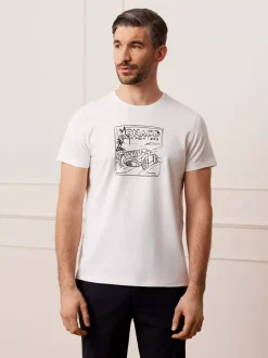 Bytom BIAŁY T-SHIRT RACE Clearance