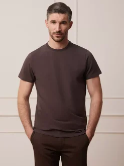 Bytom BRĄZOWY T-SHIRT DOVENBY Outlet