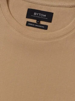 Bytom BRĄZOWY T-SHIRT GOSFIELD Sale