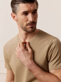 Bytom BRĄZOWY T-SHIRT GOSFIELD Sale