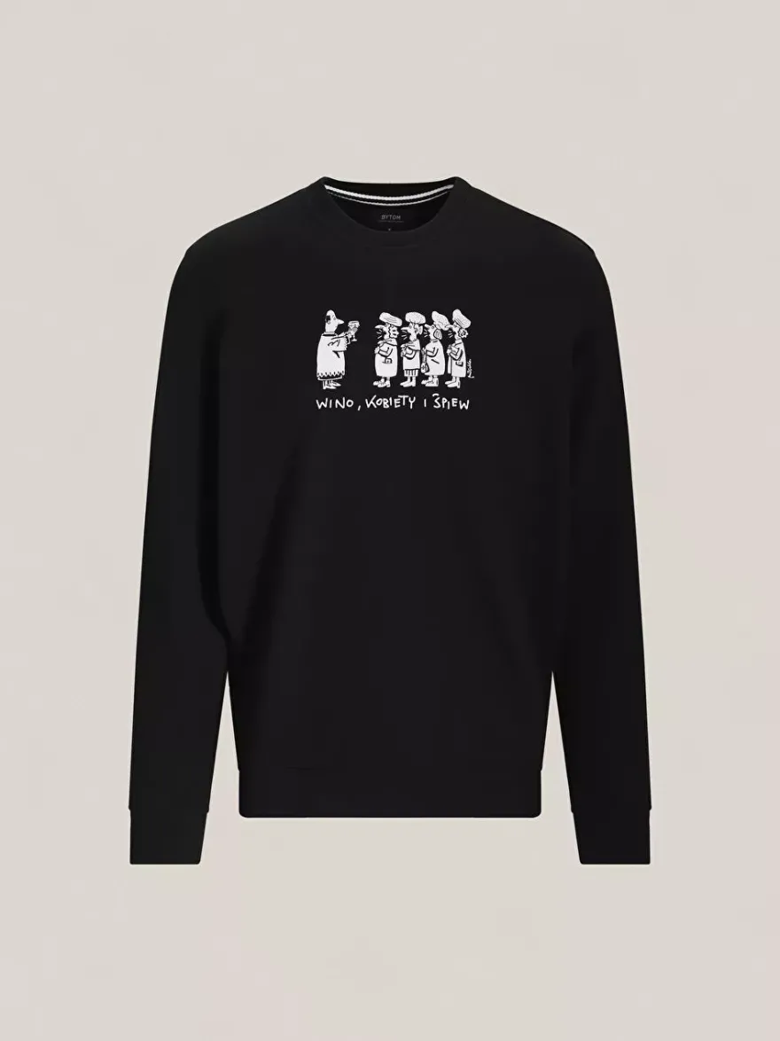 Bytom CZARNA BLUZA MLECZKO