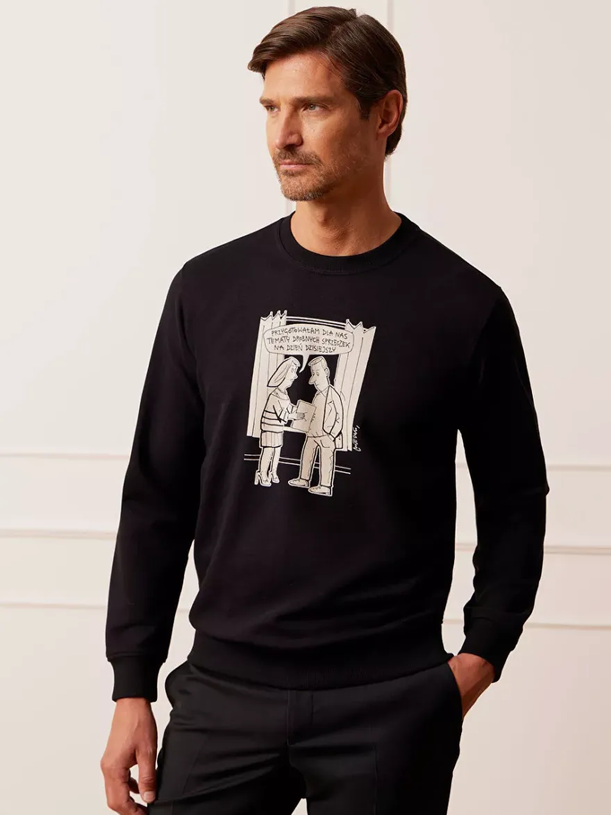 Bytom CZARNA BLUZA MLECZKO Online