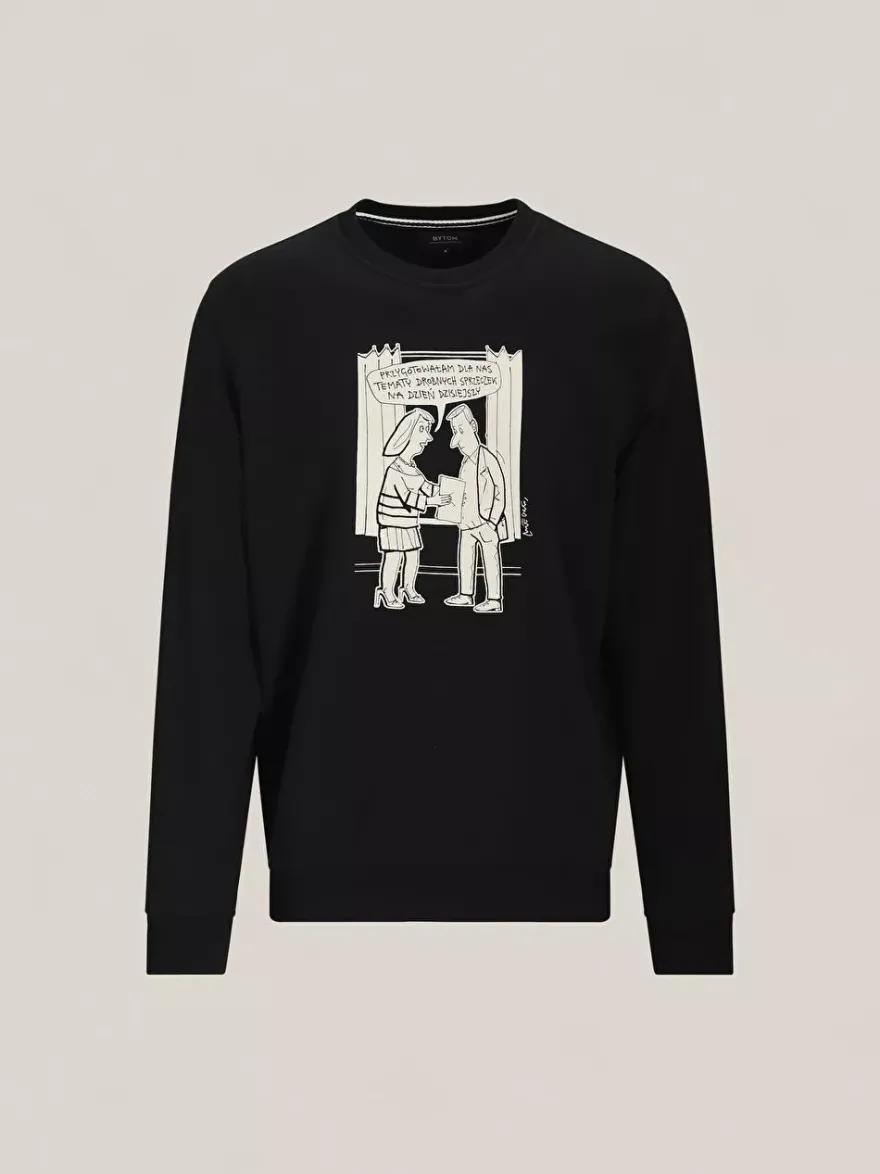 Bytom CZARNA BLUZA MLECZKO Online