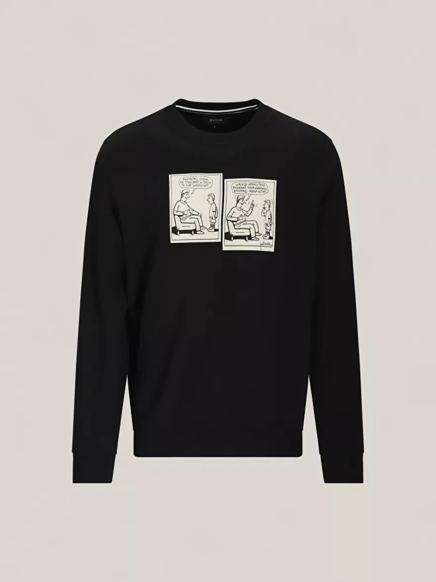 Bytom CZARNA BLUZA MLECZKO Best