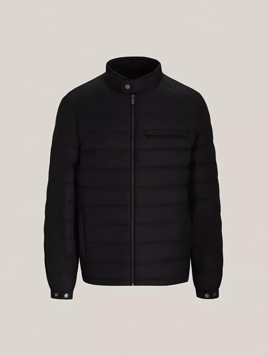 Bytom CZARNA PUCHOWA KURTKA ELGIN New