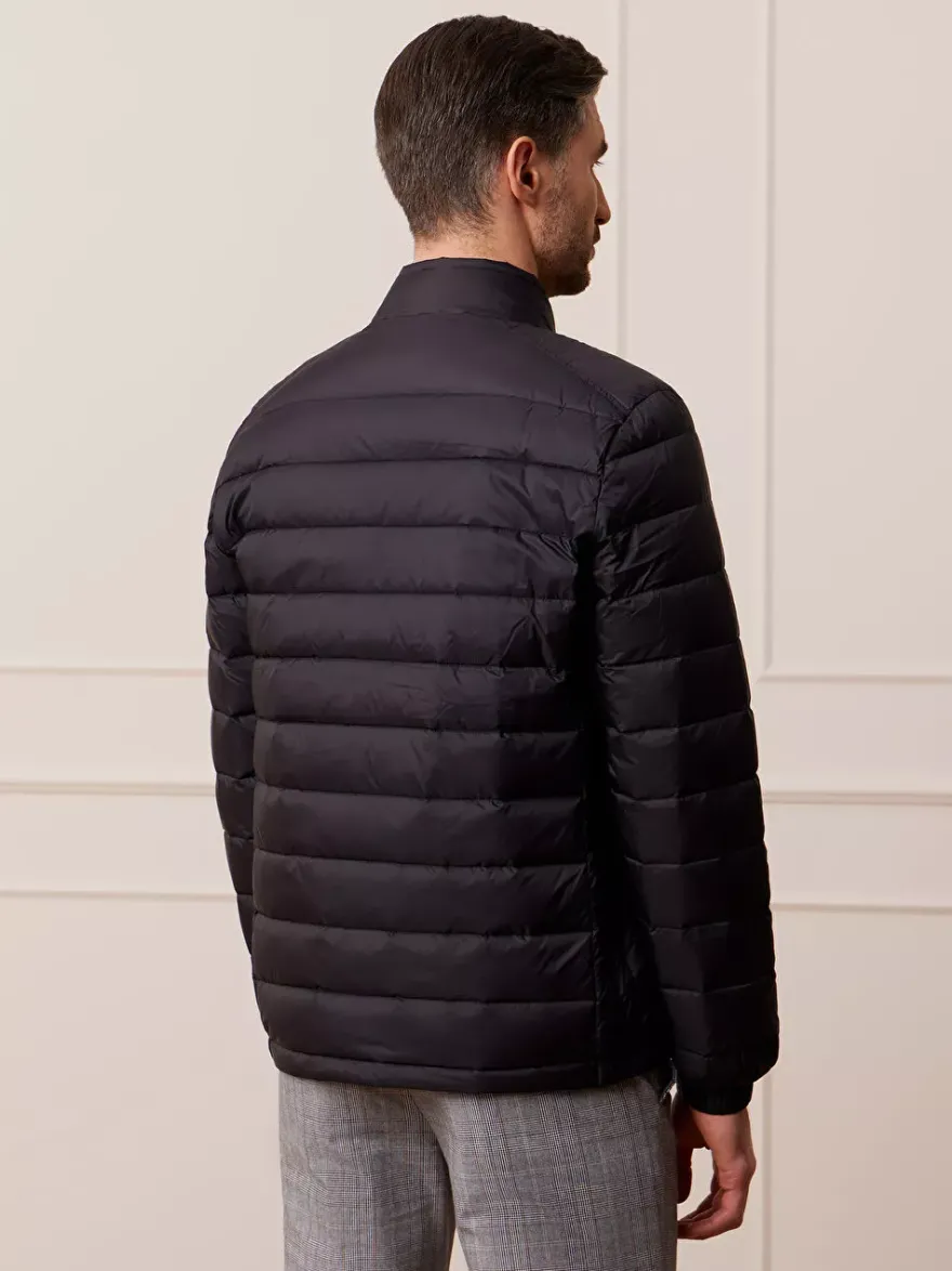 Bytom CZARNA PUCHOWA KURTKA ELGIN New