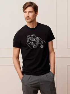 Bytom CZARNY T-SHIRT FIAT 508