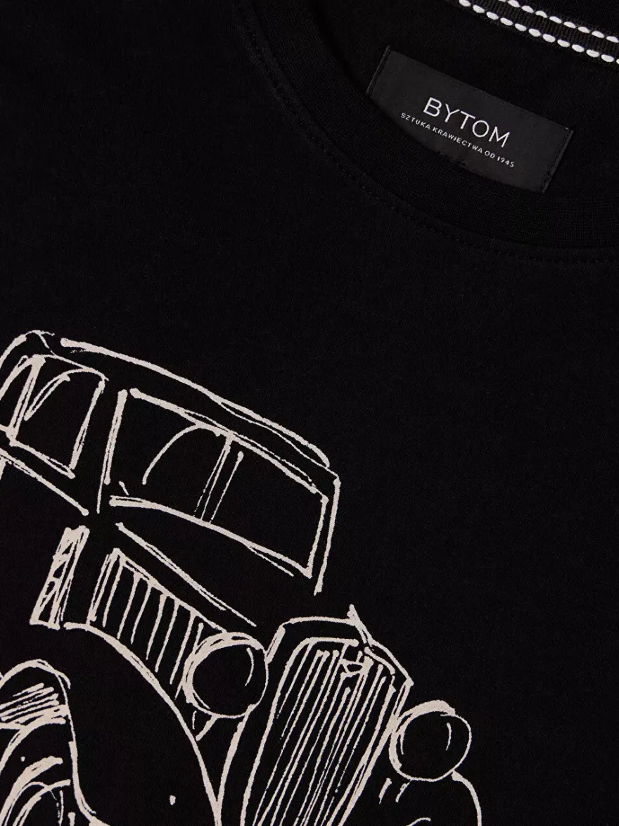 Bytom CZARNY T-SHIRT FIAT 508