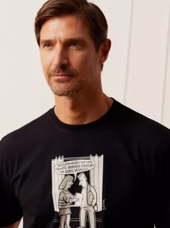 Bytom CZARNY T-SHIRT MLECZKO