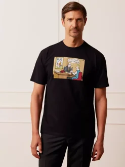Bytom CZARNY T-SHIRT MLECZKO New