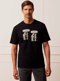 Bytom CZARNY T-SHIRT MLECZKO Clearance