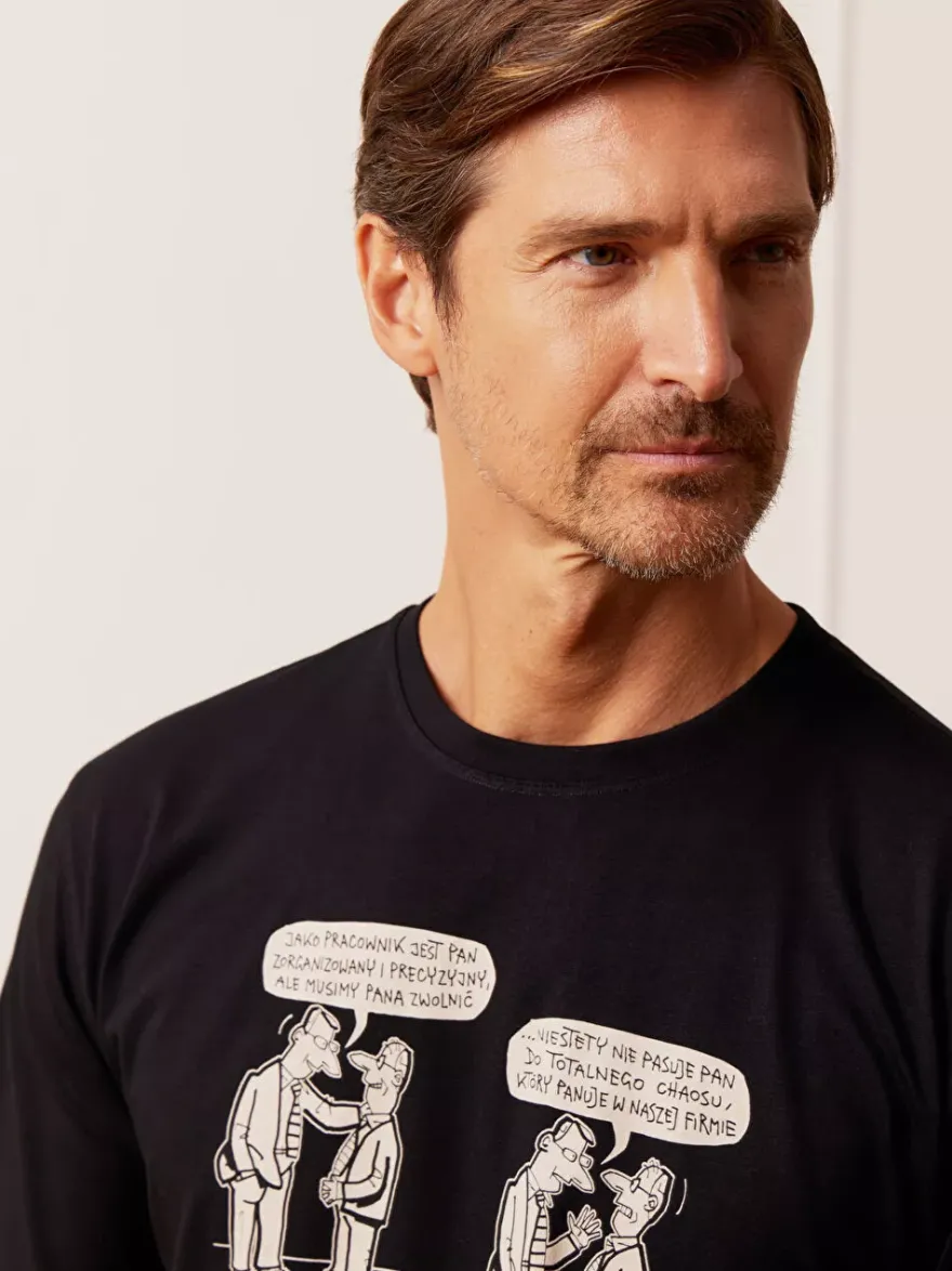 Bytom CZARNY T-SHIRT MLECZKO Clearance