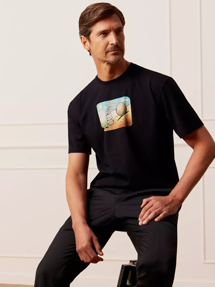 Bytom CZARNY T-SHIRT MLECZKO Sale