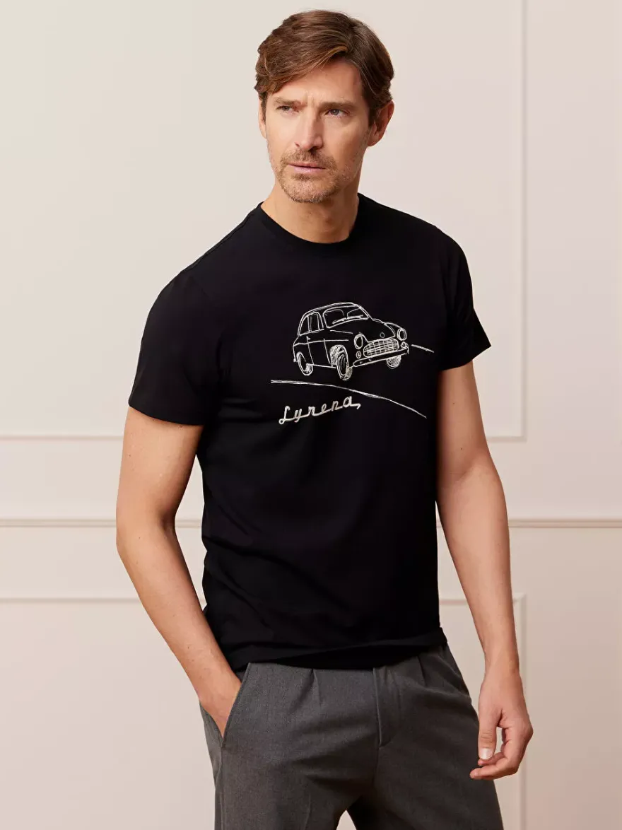 Bytom CZARNY T-SHIRT SYRENA New
