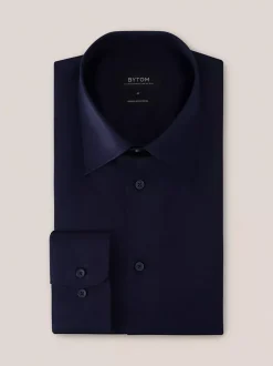 Bytom GRANATOWA KOSZULA LONDON DŁUGI RĘKAW Outlet