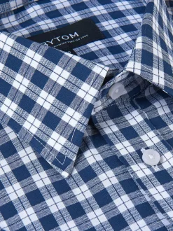 Bytom GRANATOWA KOSZULA KRÓTKI RĘKAW Online