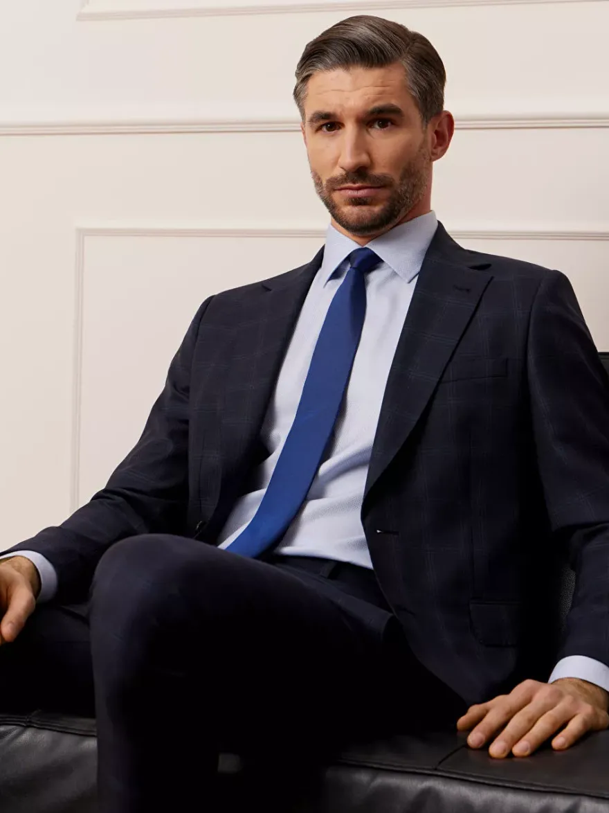 Bytom GRANATOWA MARYNARKA DO GARNITURU - MIKSUJ I ŁĄCZ Discount