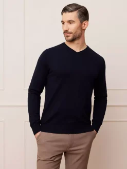 Bytom GRANATOWY SWETER FOXFIELD