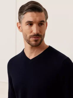 Bytom GRANATOWY SWETER FOXFIELD