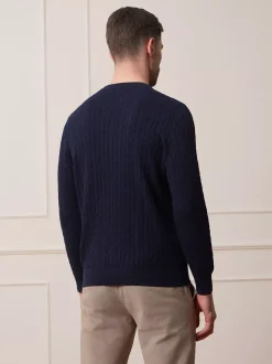 Bytom GRANATOWY SWETER SNEEM Sale