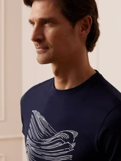 Bytom GRANATOWY T-SHIRT MINTON