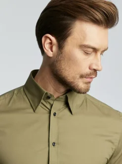 Bytom KOSZULA KHAKI KRÓTKI RĘKAW Outlet
