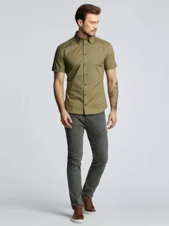 Bytom KOSZULA KHAKI KRÓTKI RĘKAW Outlet