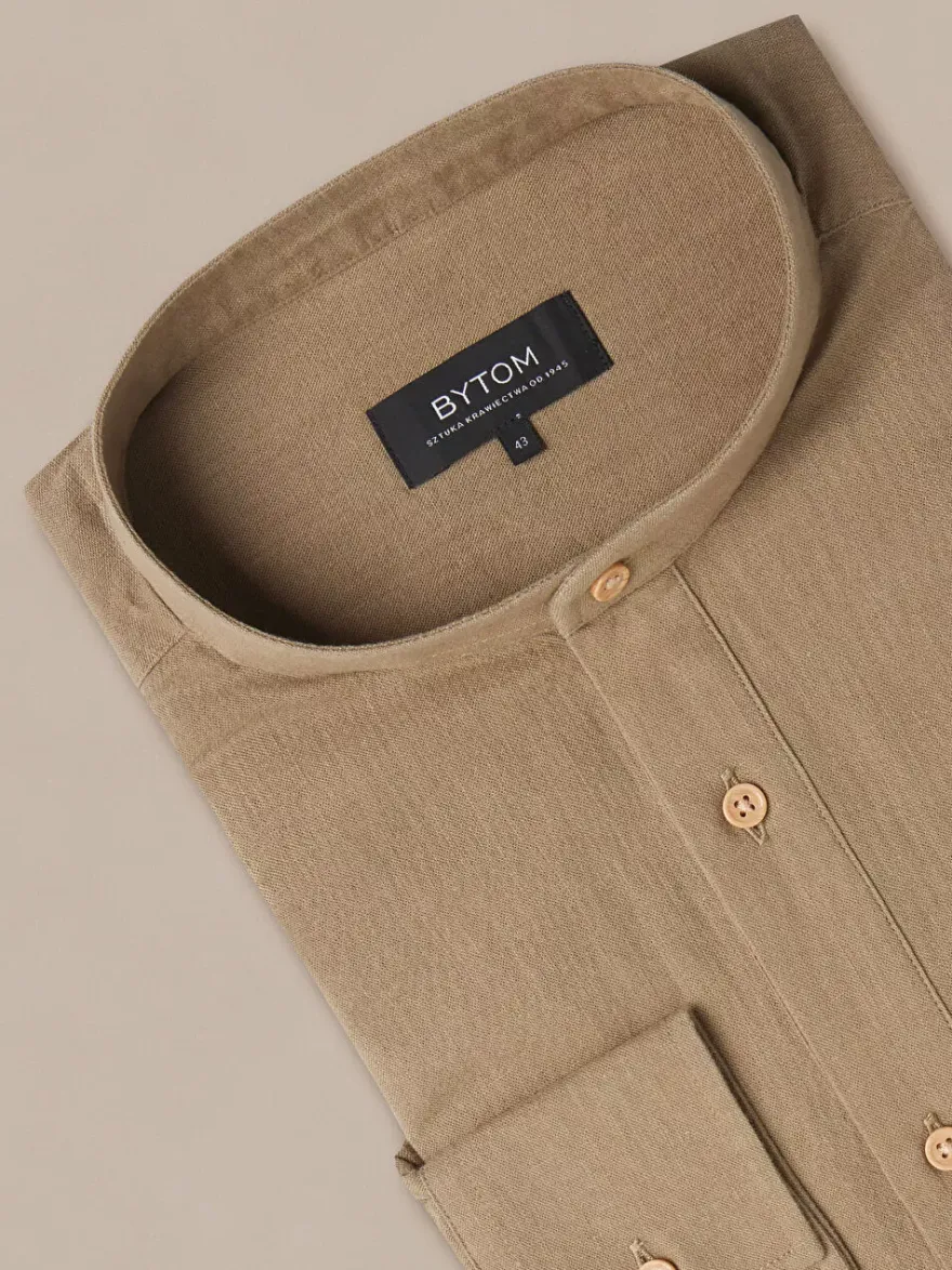 Bytom KOSZULA W KOLORZE KHAKI DŁUGI RĘKAW New