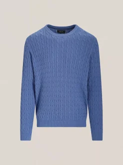 Bytom NIEBIESKI SWETER BRATOFT Clearance