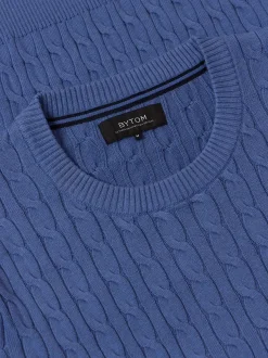 Bytom NIEBIESKI SWETER BRATOFT Clearance