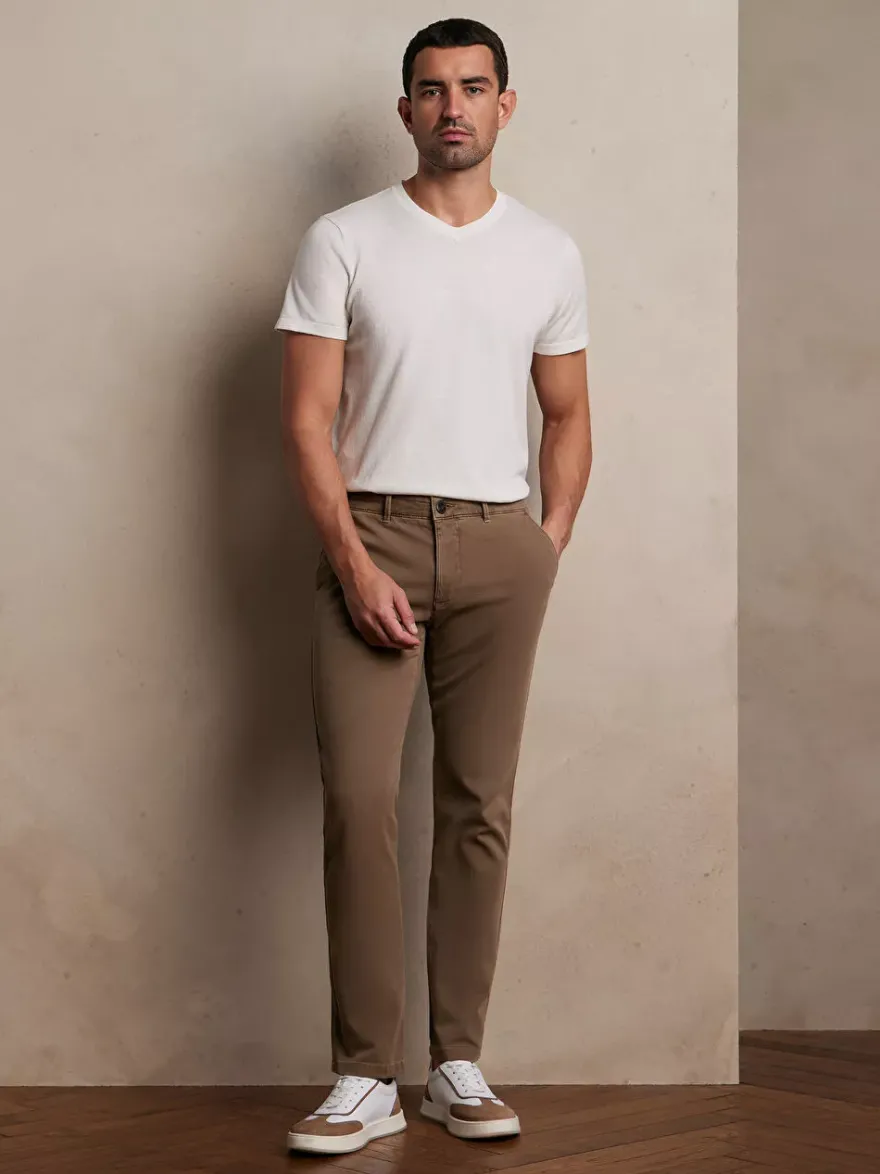 Bytom SPODNIE MINTO W KOLORZE KHAKI Hot